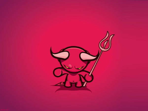 рисунок чертика