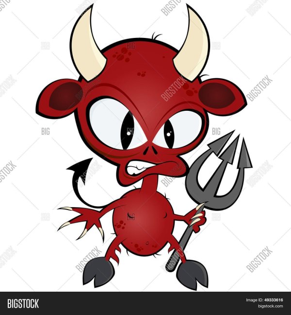 рисунок чертика