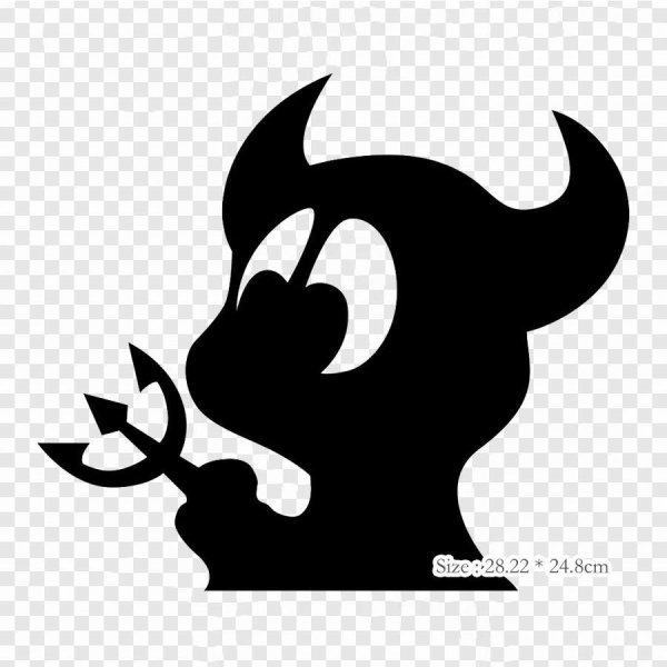 демон силуэт