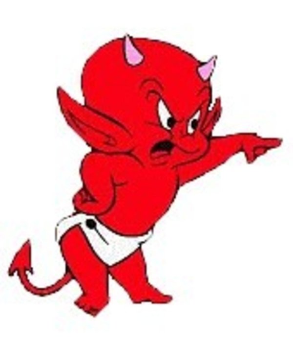 чертенок из мультика