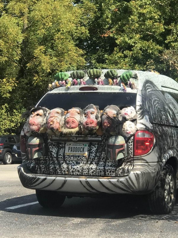 прикольная машина