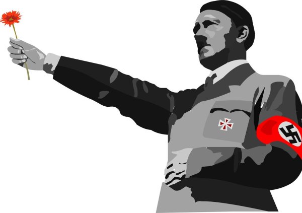 гитлер кидает зигу
