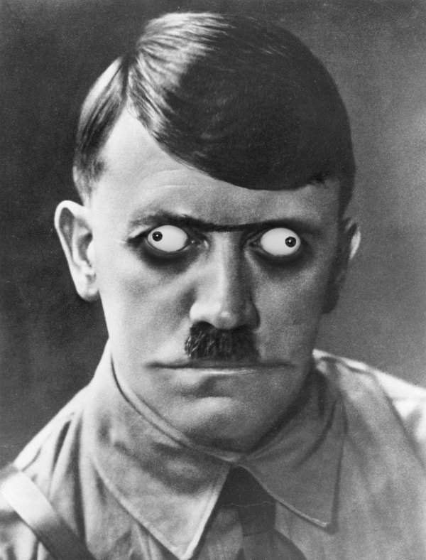 лицо гитлера