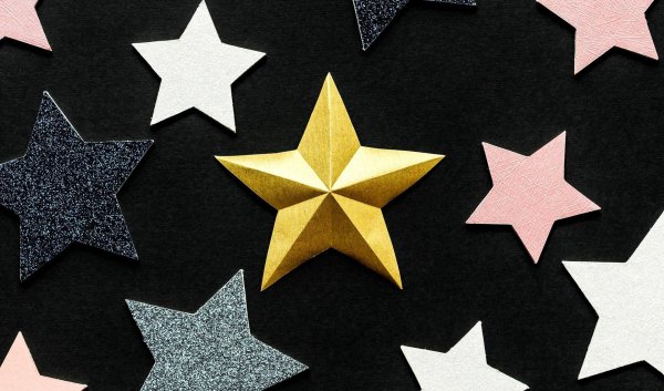 объемная звезда из бумаги