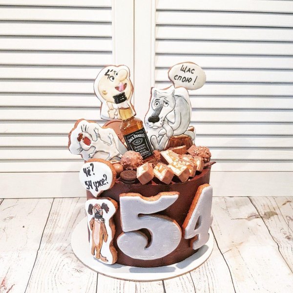 торт мужчине на день рождение