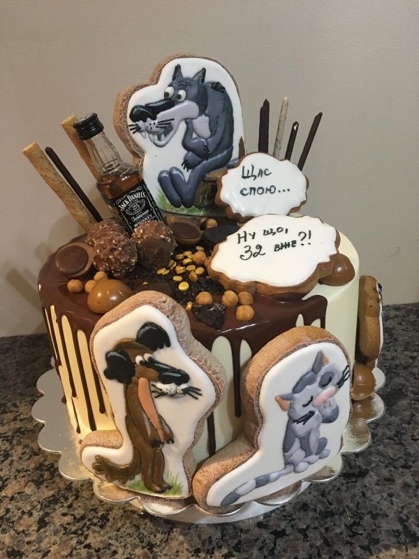 пряники на торт мужчине