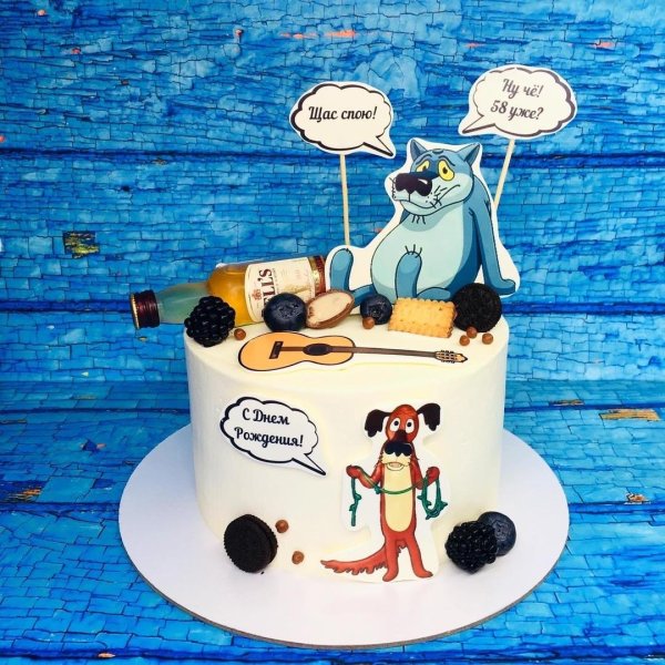торт мужчине на день рождение