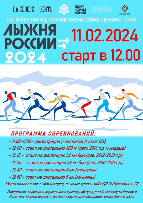 соревнования по лыжным гонкам