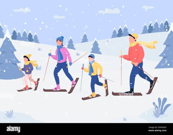 эстафета лыжи