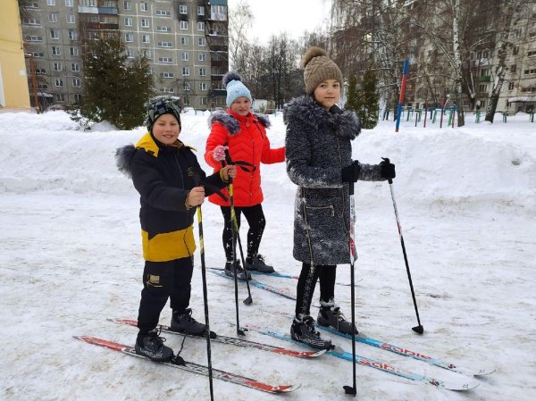 лыжный спорт в школе