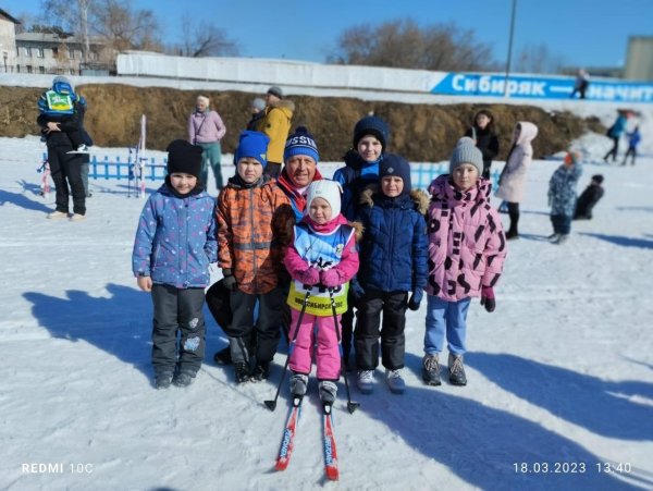 детские лыжные соревнования