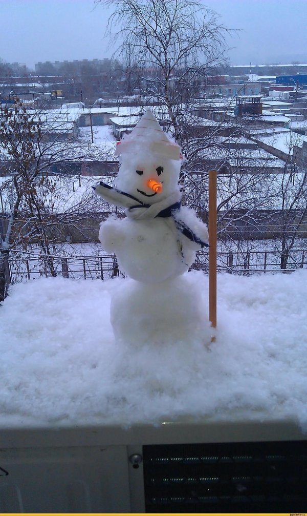 мини снеговик