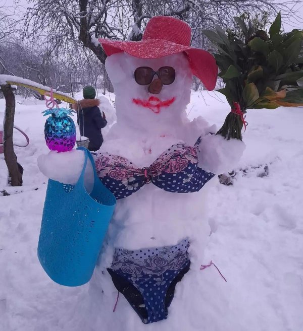 интересные снеговики