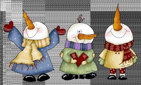 новогодние персонажи