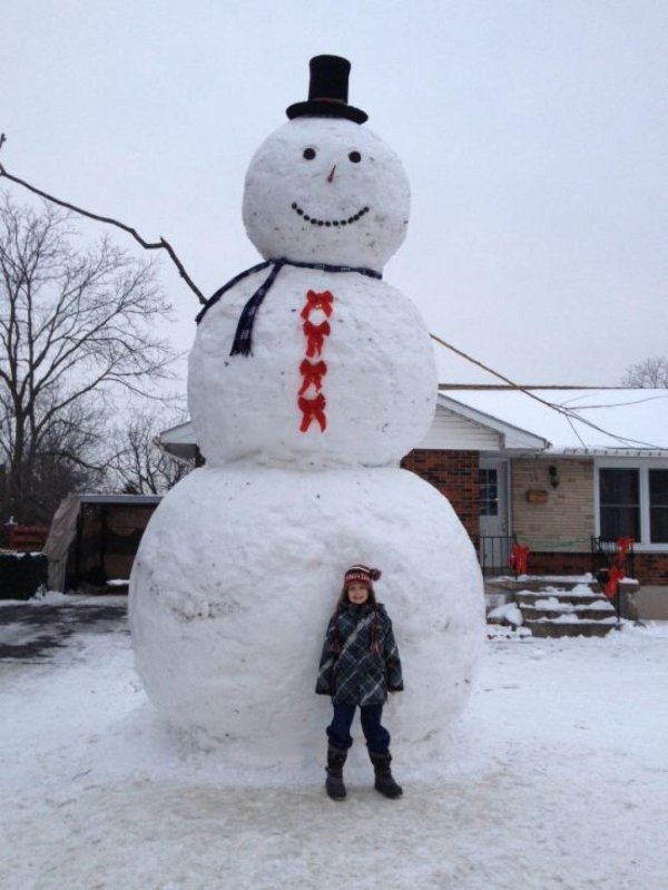 снеговик большой