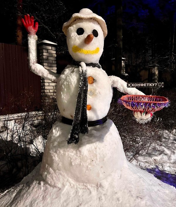 фотографии снеговика