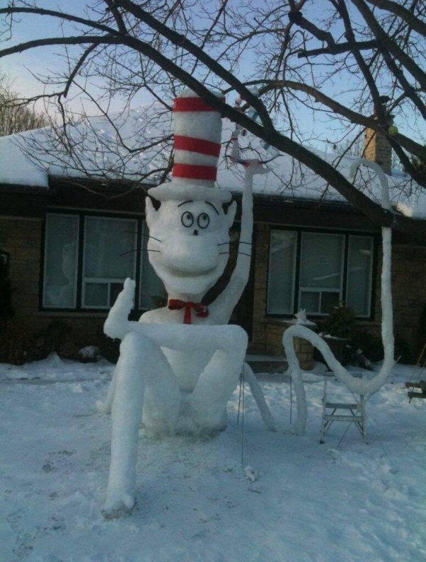 большой снеговик