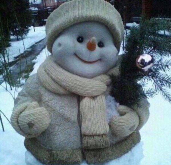 фотографии снеговика