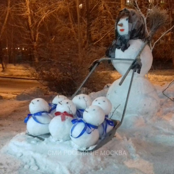 снеговик юмор