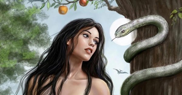 девушка со змеей