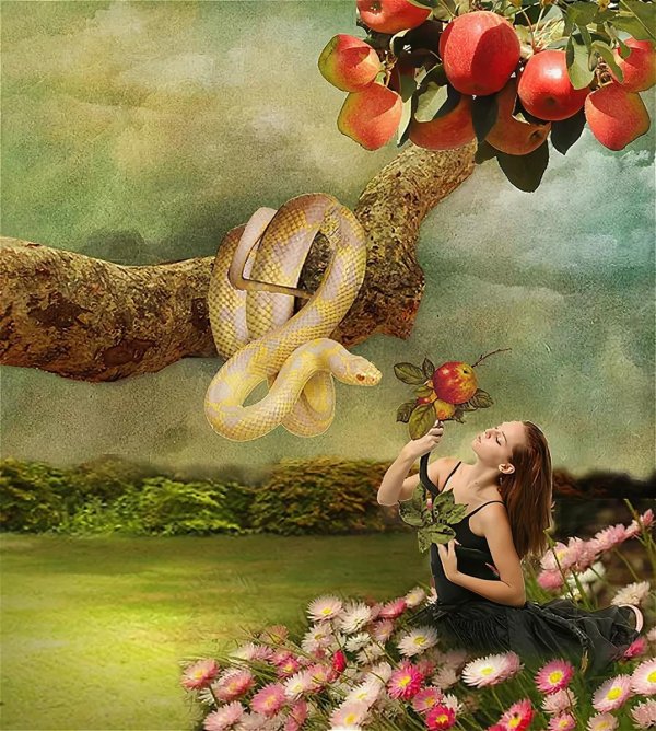 змея девушка