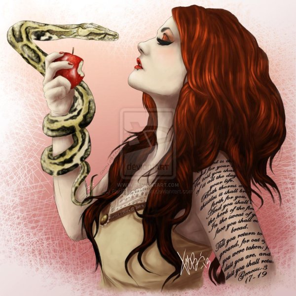 женщина со змеей