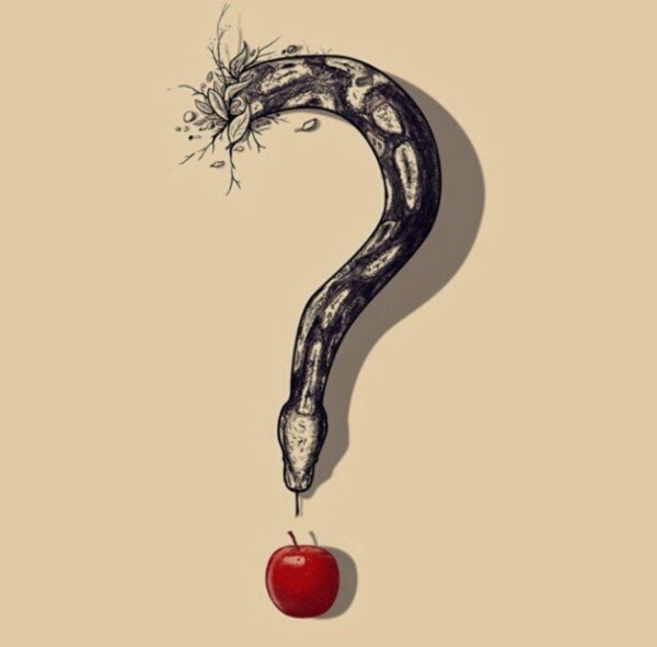 знак вопроса каракули