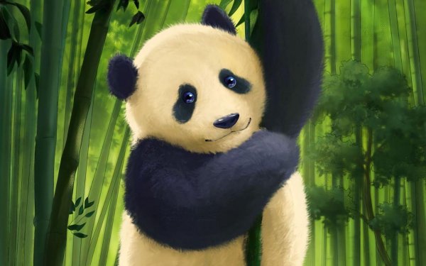 панда обои