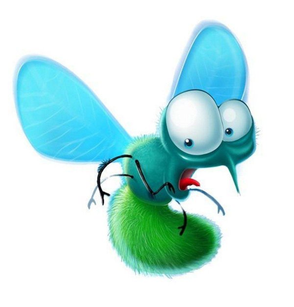 мультяшные мухи