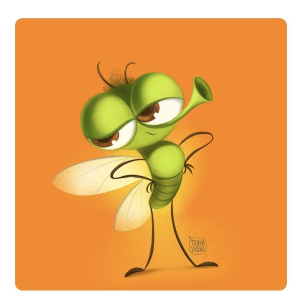 мультяшные насекомые