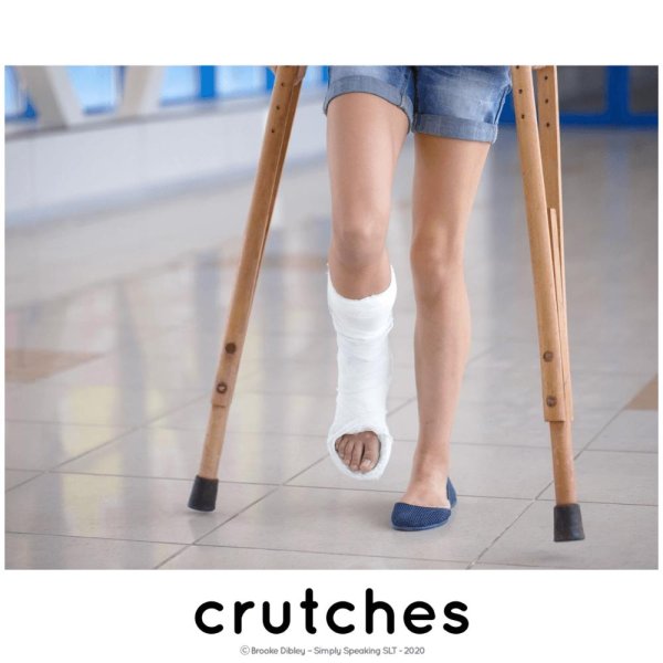 девушка сломала ногу