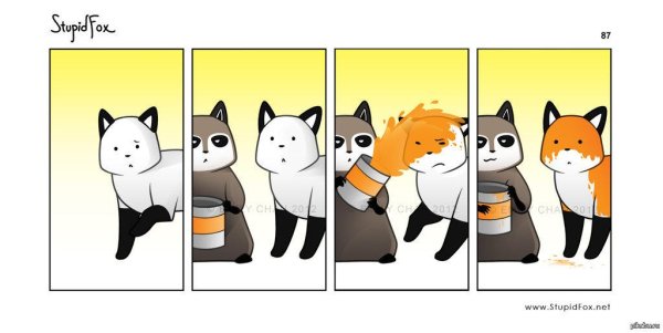 комиксы с лисами