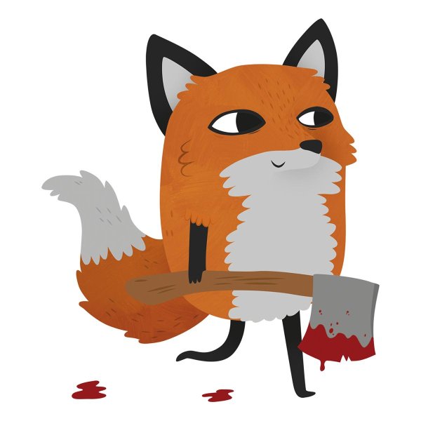 мультяшные лисы