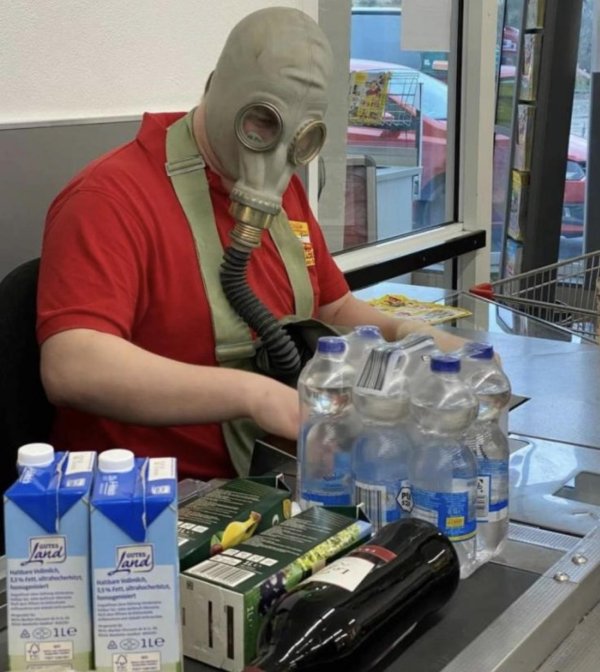 смешные противогазы