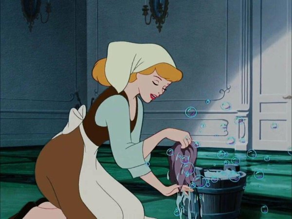 золушка за работой