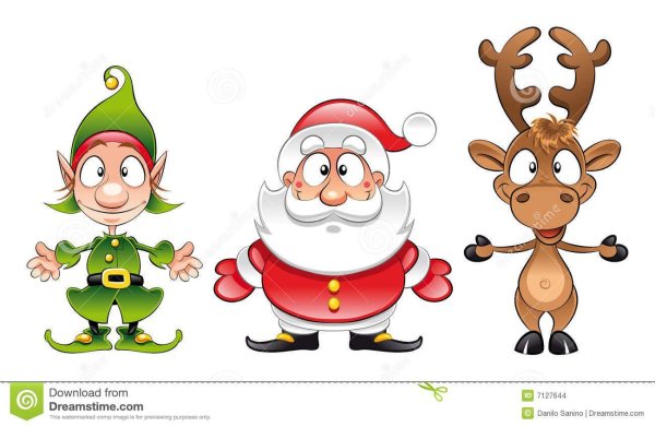 рудольф эльф санты