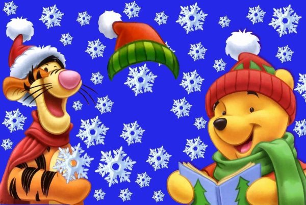 винни пух дисней рождество