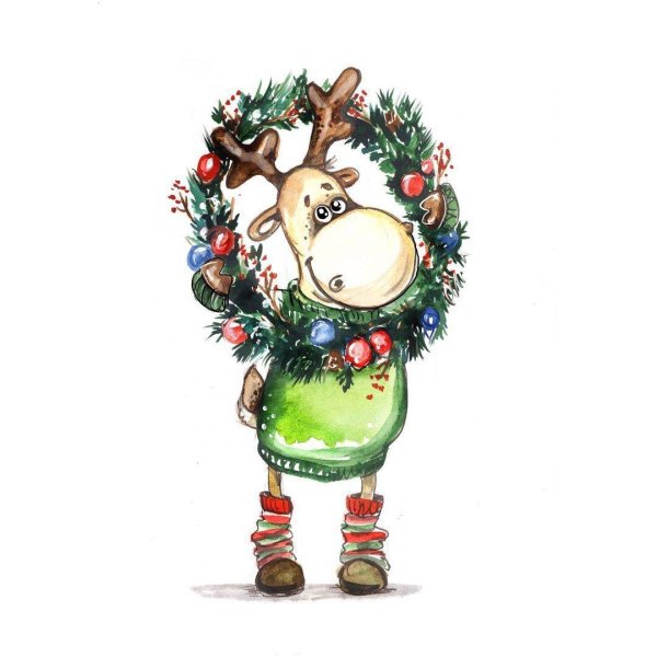 новогодние олени