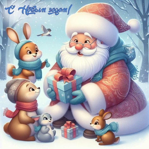 новогоднее открытки