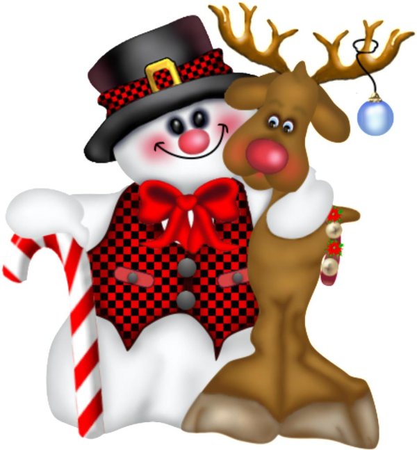 рождественский снеговик