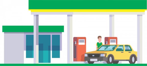 автомобильная заправочная станция