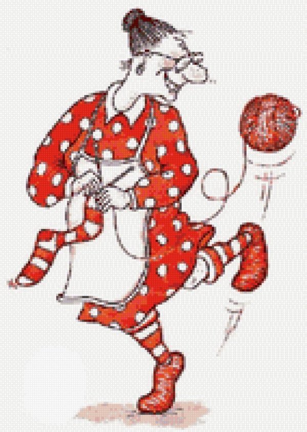 вязание карикатура