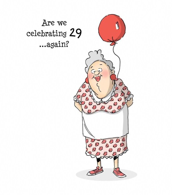 старушка с днем рождения