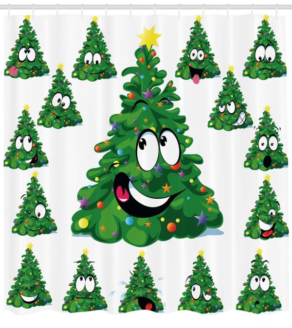 мультяшная елочка