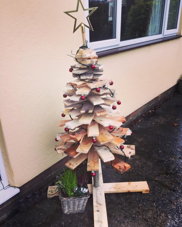 самодельная елка