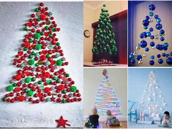 варианты новогодних елок своими руками