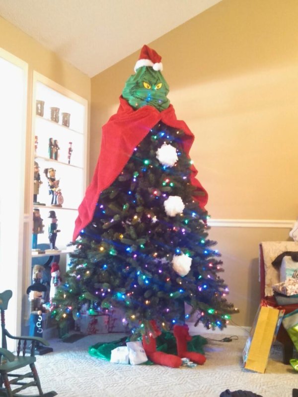 новый год в стиле гринч