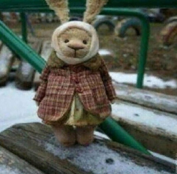 грустная зайка