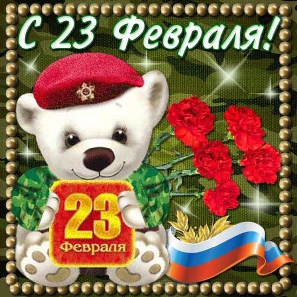 с 23 февралем