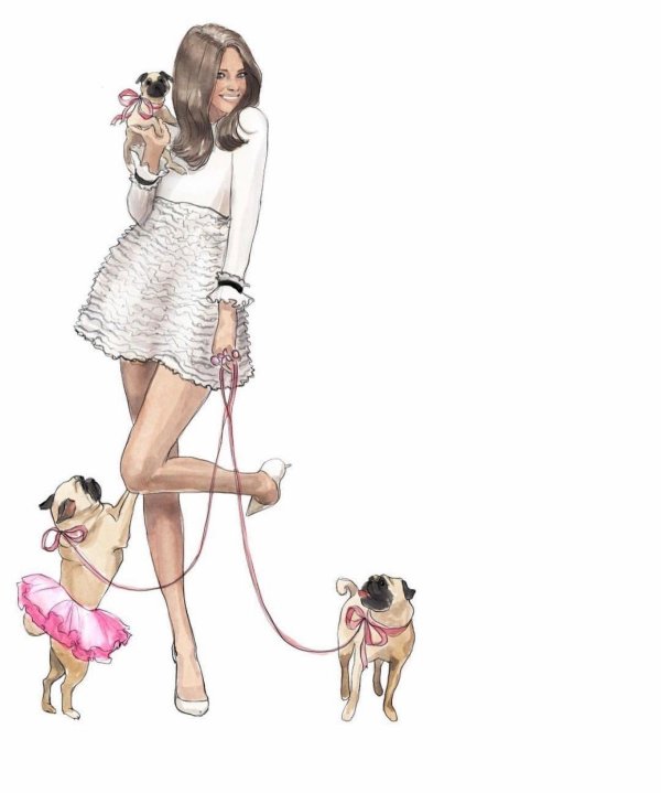 модная иллюстрация